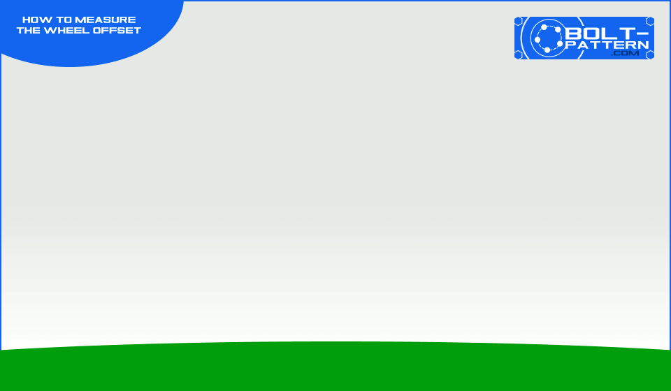 How to measure the wheel offset / ET